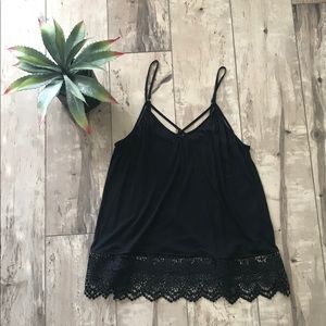 Gently Used Express Crochet Trim Tank